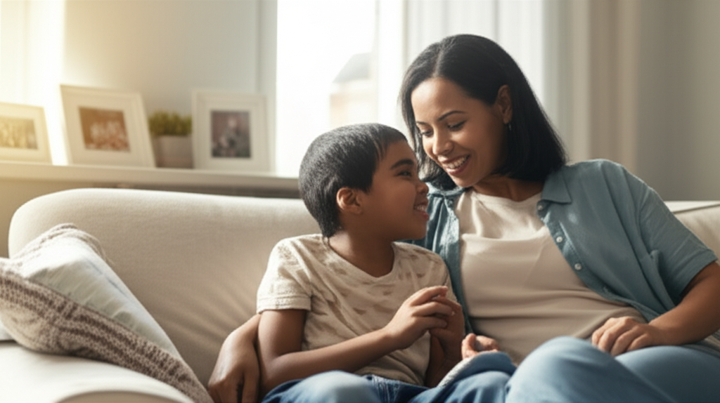 A loving family planning for their future together